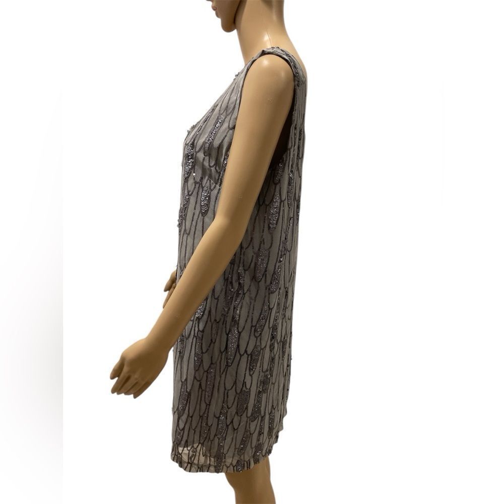 BB Dakota  Roselynn Elegant Gray Sleeveless size L - Picture 3 of 4